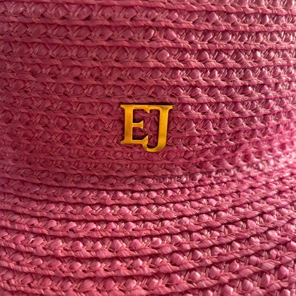 New Eric Javits Hampton Raspberry Color One Size - Picture 3 of 4